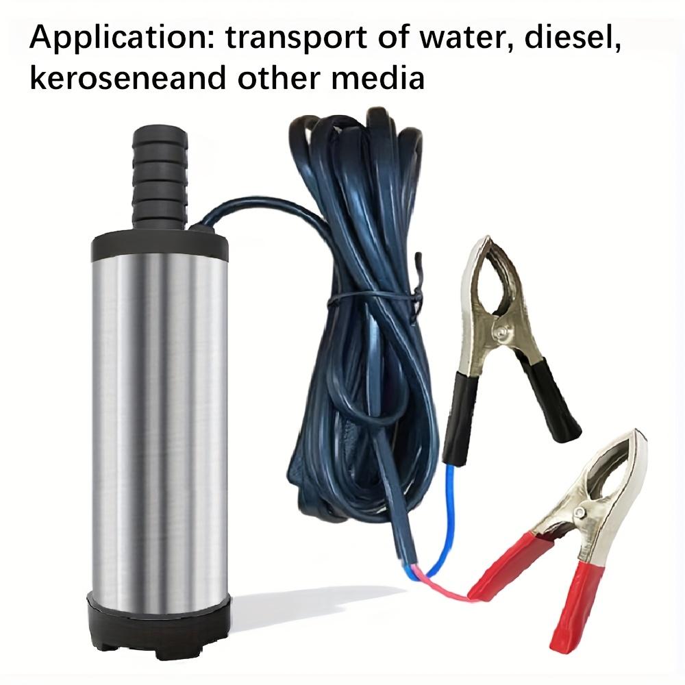 Portable Submersible Pump, DC 12V, Ideal for Diesel, Kerosene & Water - Lightweight, Easy Install, 3m Wire, Coal Oil, Small Size Portable Submersible Pump, DC 12V, Ideal for Diesel, Kerosene & Water - Lightweight, Easy Install, 3m Wire, Coal Oil, Small Size