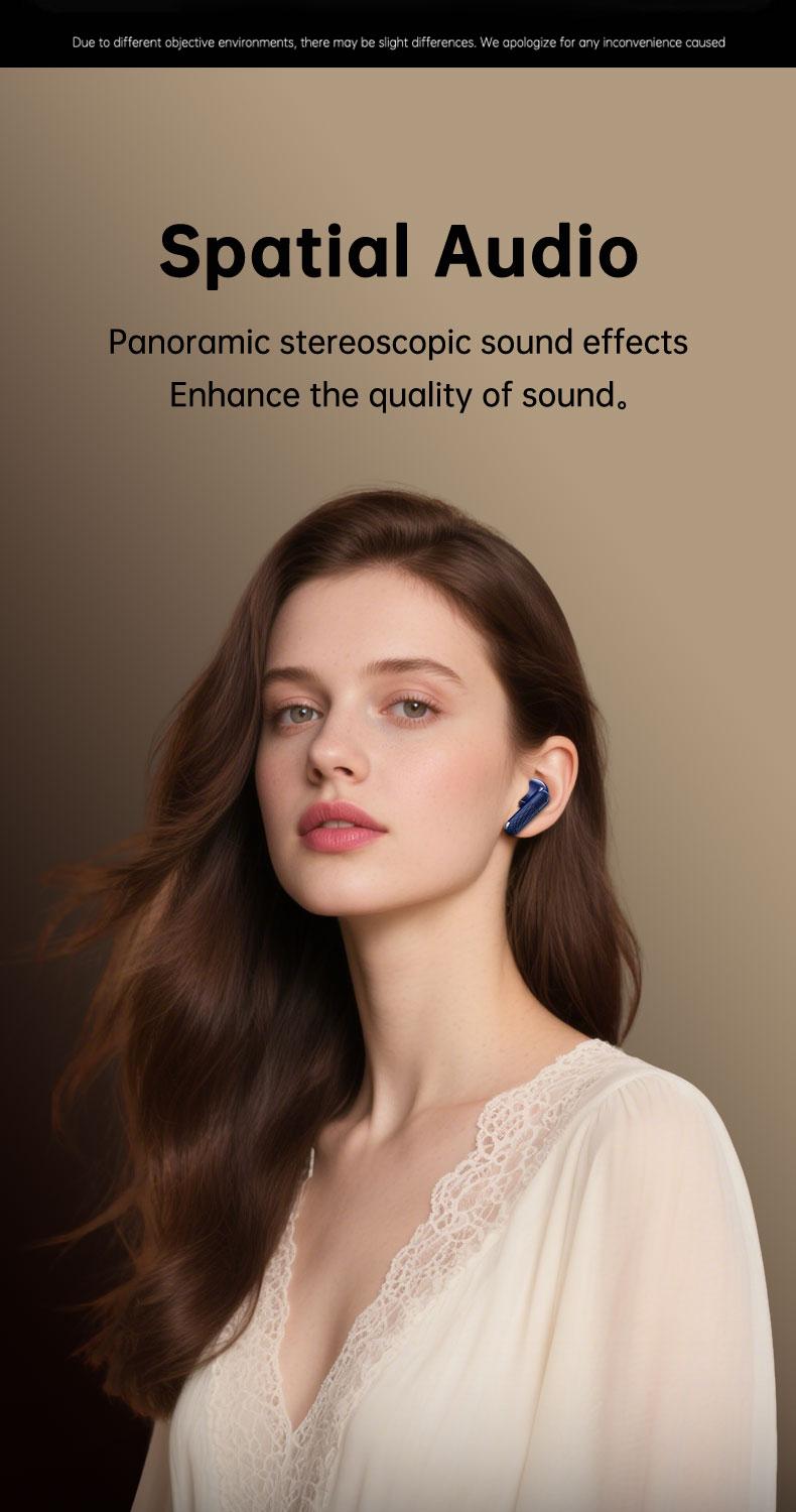 Acer OHR548 Smart Noise Cancelling Earbuds, Wireless Stereo Earphones, Extra Long Battery Life, Universal Fit for Men and Women, Comfortable Wear, Noise Isolation Headphones, Compact Headset Design,   Bt.  noise cancelling headphones Audio Blue Electronic