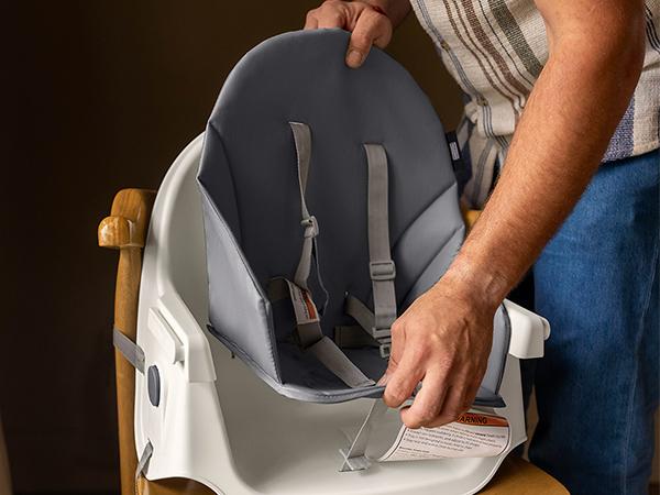 HARPPA 6-in-1 Convertible Baby High Chair, Foldable Highchair with Removable Tray, Baby Feeding Chair With Harness & Storage Basket, Toddler Gift, Baby Items