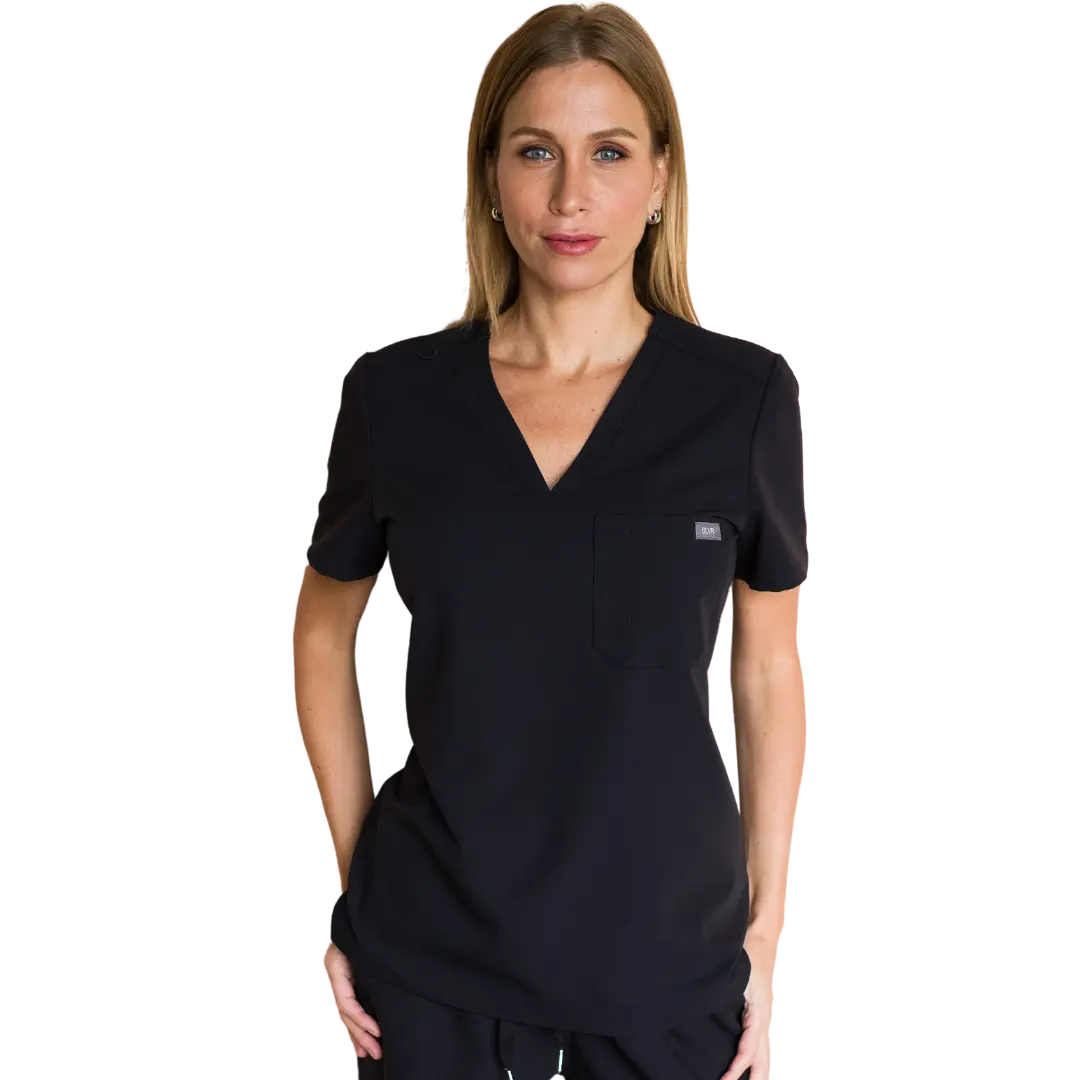 Women's Silver Scrubs ® EMF Blocking Scrubs - Top Only