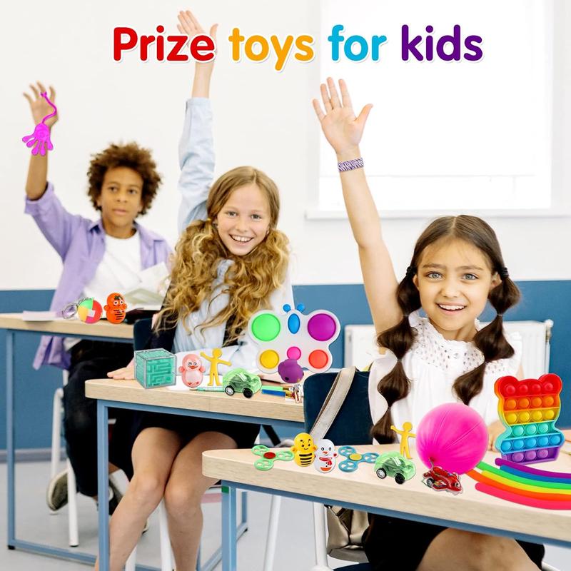 100 pcs Fidget Toys Pack, Party Favors For Kids 8-12 Mini Autism Sensory Toy Goodie Bag Pinata Stuffers Treasure Box School Prizes Birthday Party Supplies Halloween Treat Xmas Gifts For Boys Girls 4-8 100 pcs Fidget Toys Pack, Party Favors For Kids 8-12 Mini Autism Sensory Toy Goodie Bag Pinata Stuffers Treasure Box School Prizes Birthday Party Supplies Halloween Treat Xmas Gifts For Boys Girls 4-8