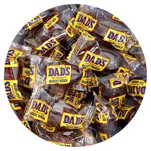 Dad's Root Beer Barrels Hard Candy, 1lb Bulk Bag (Approximately 50 pcs), Rootbeer Candy, Dads Root Beer Barrels, The Hampton Popcorn & Candy Company