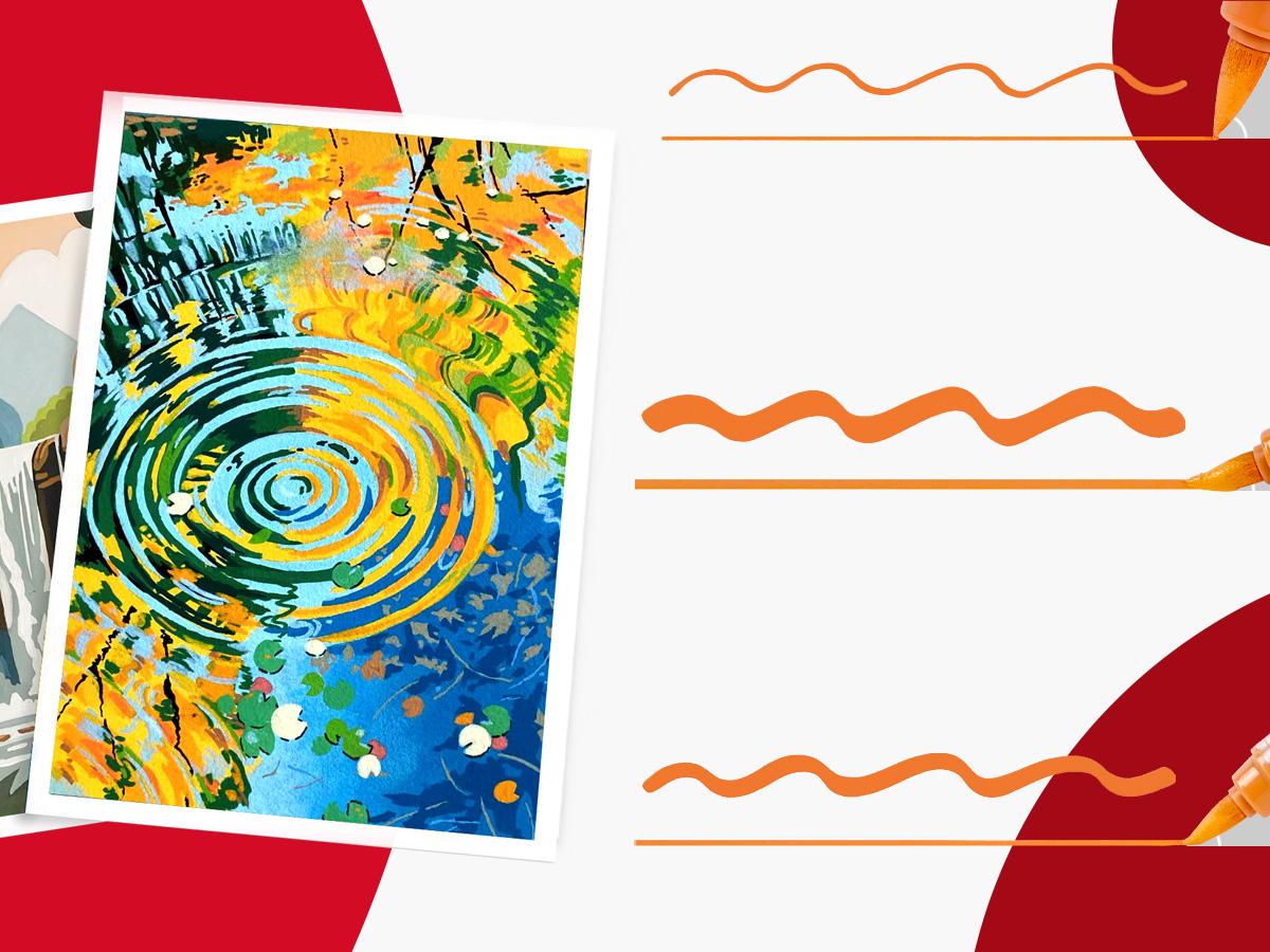 Nicpro Acrylic Paint Markers Set Water-Based Brush Tip Pens with Auto Ink Control for Rock Glass Craft Ceramic Christmas Gift for Teens Kids