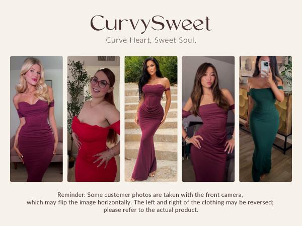 CurvySweet Women's Off The Shoulder Bodycon Corset Ruched Mesh Maxi Dress Built-in Bra Fall Cocktail Wedding Guest Dresses SpringStatements