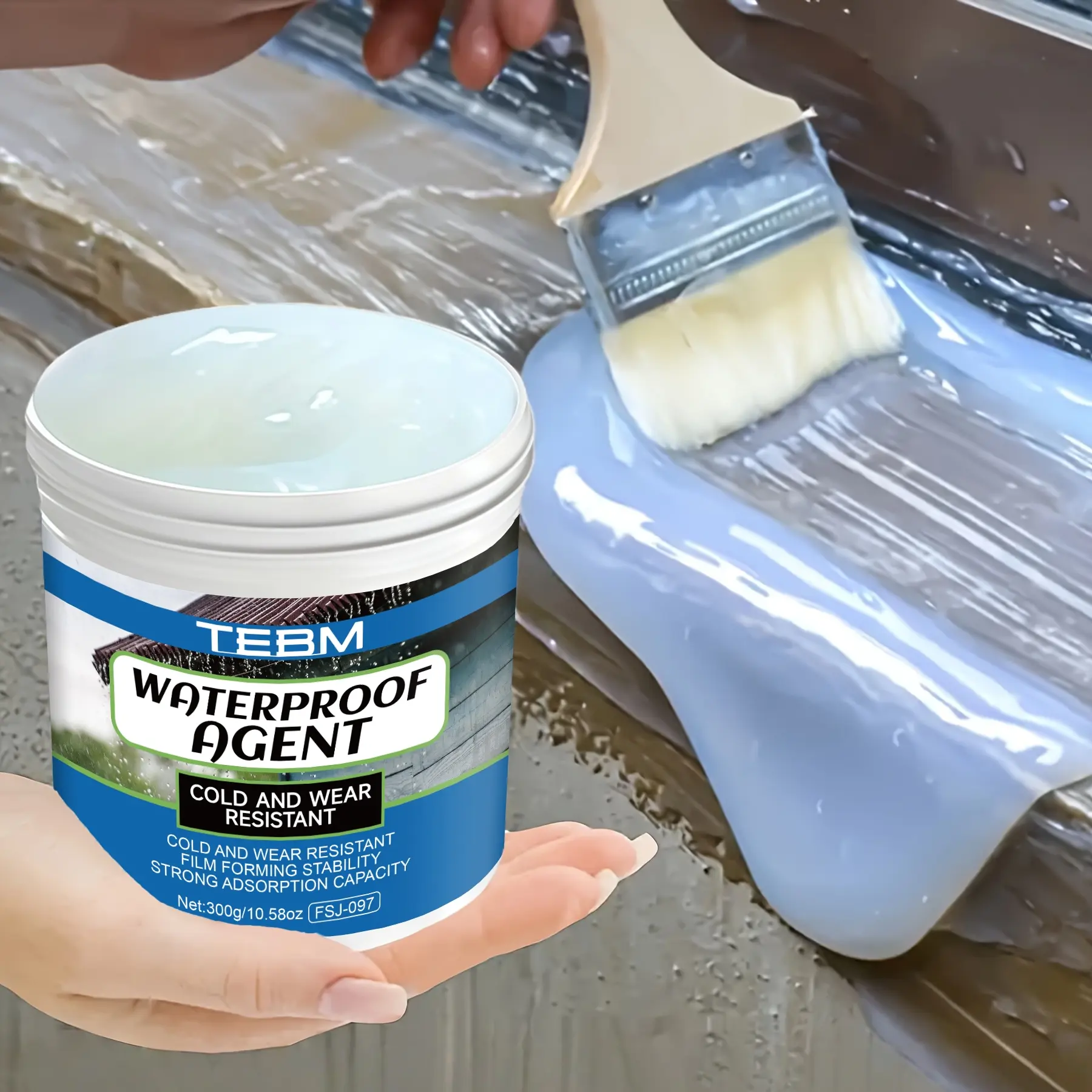 Multi-Purpose RV Transparent Sealing Waterproof Glue, Fast-Drying Sealant, Invisible Waterproof Sealant, Ultra-Transparent, Strong Adhesive Waterproof, Waterproof Bond, for RV Roofs, Windows, Walls, Tiles, Waterproof Strong Hold
