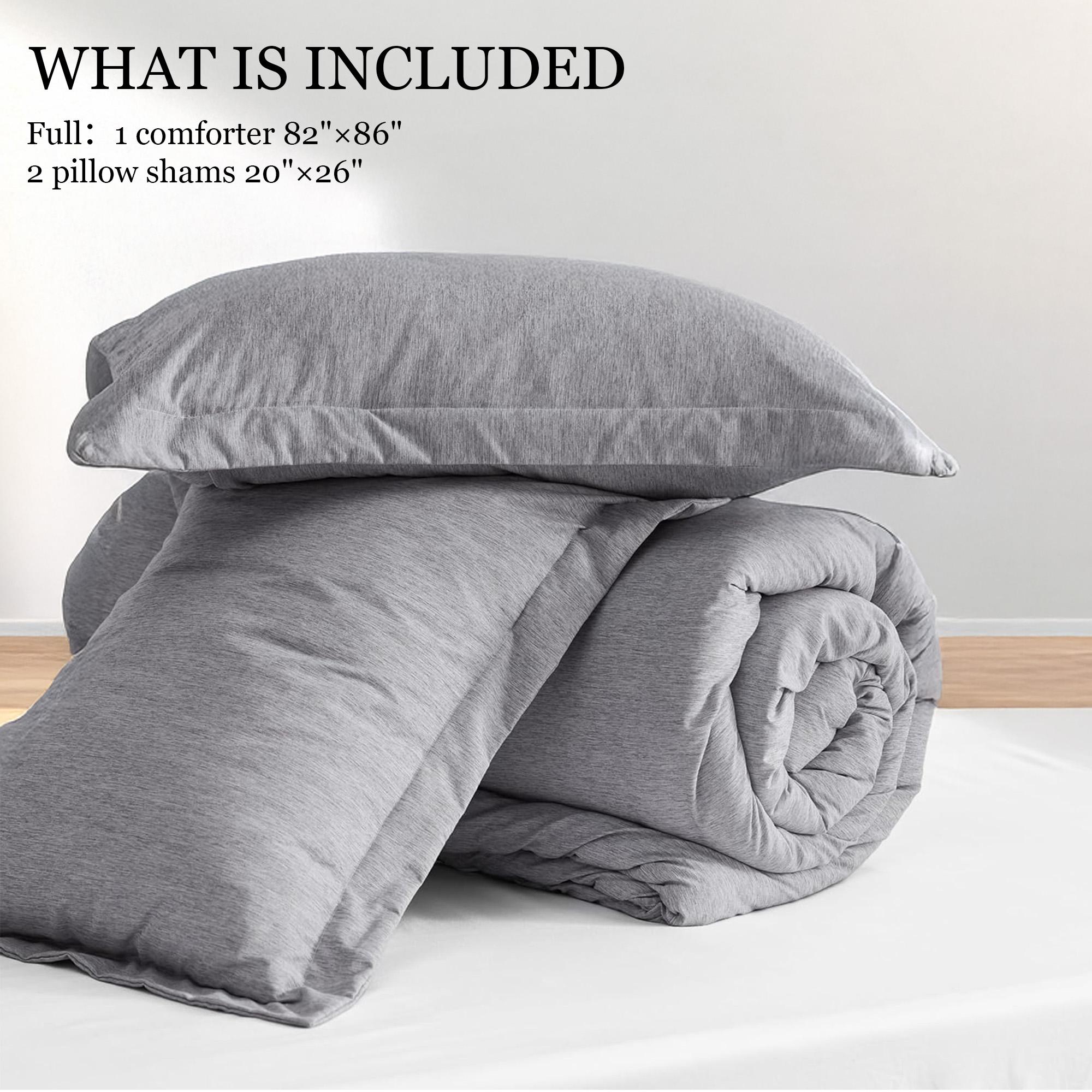 Bepatio 3pcs Soft Cozy Comforter Set Queen Size - Washable Bedding Comforter In Twin Size, Luxury Bedroom Decor Accessories, Breathable Lightweight Fluffy Bedding Sets with 1 Comforter and 2 Pillow Shams,  full comfort, Ideal Gift