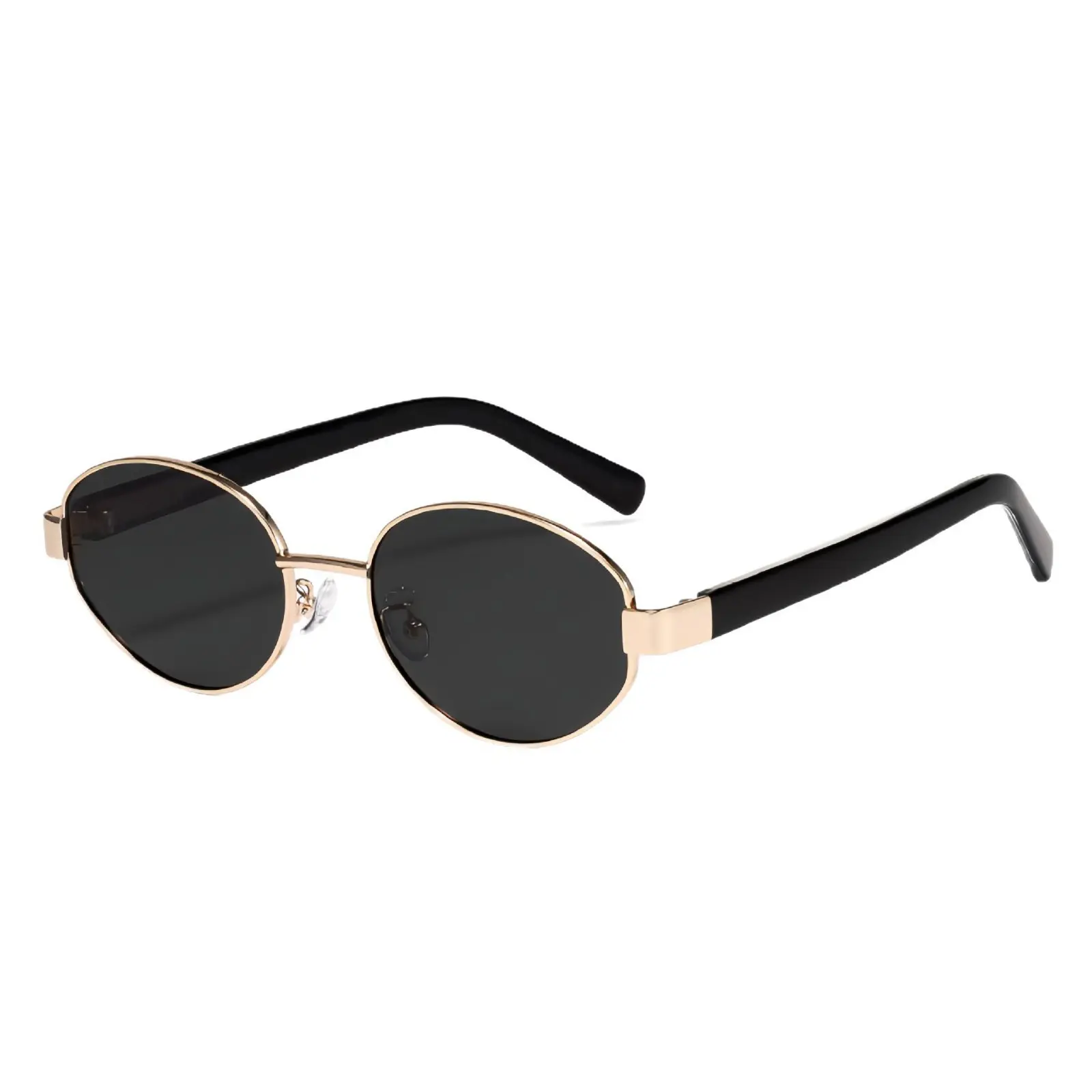 Retro Oval Sunglasses - Polarized UV400 Protection Trendy Vintage Fashion Shades