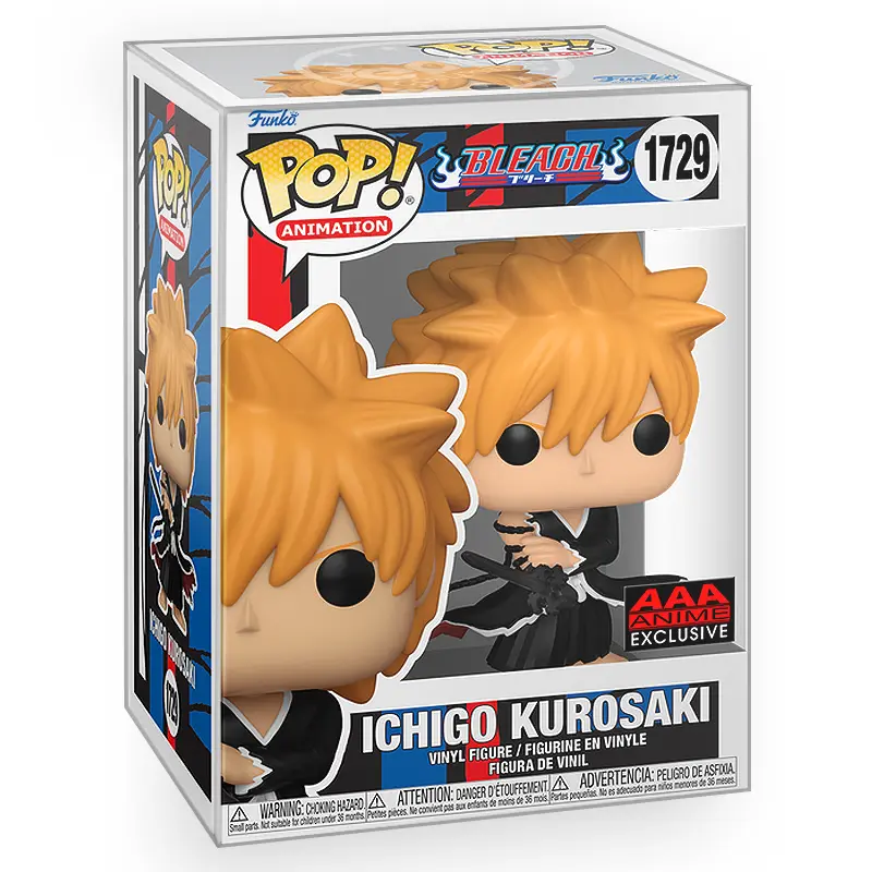 Funko POP Anime: Bleach - Dangai Ichigo Kurosaki Vinyl Figure with Epic Collectibles Premium Box Protector Included