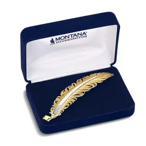 Montana Fine Silver & Yellow Gold Plated Feather