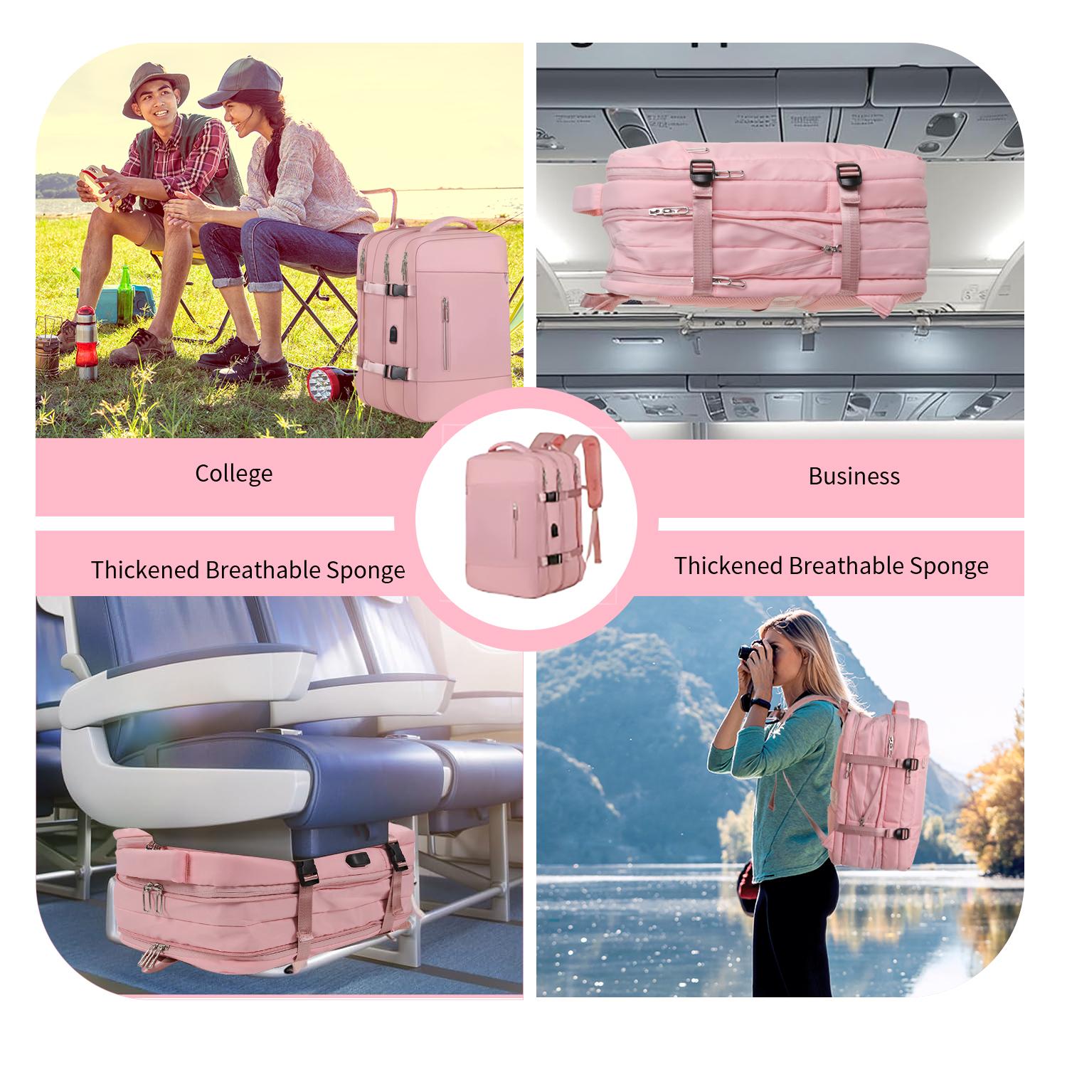 Business casual backpack for men women, laptop bag, large capacity travel bag, student schoolbag, student backpack