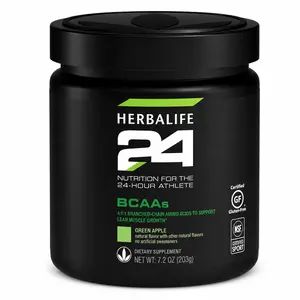 Herbalife24 BCAAs Green Apple Flavor Amino Acid Drink Mix for Endurance Recovery & Training Support 7.2 oz
