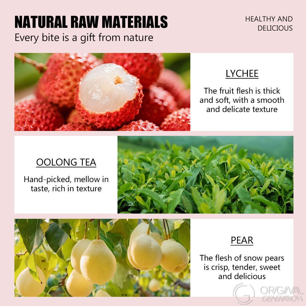 BOGO 2 Cartons Lychee Oolong Tea (1Carton 40g 4g×10pcs)×2 Cold Brew With Real Lychee Inside No Sugar No Artifical Flavor With Lychee Pear And Oolong Tea