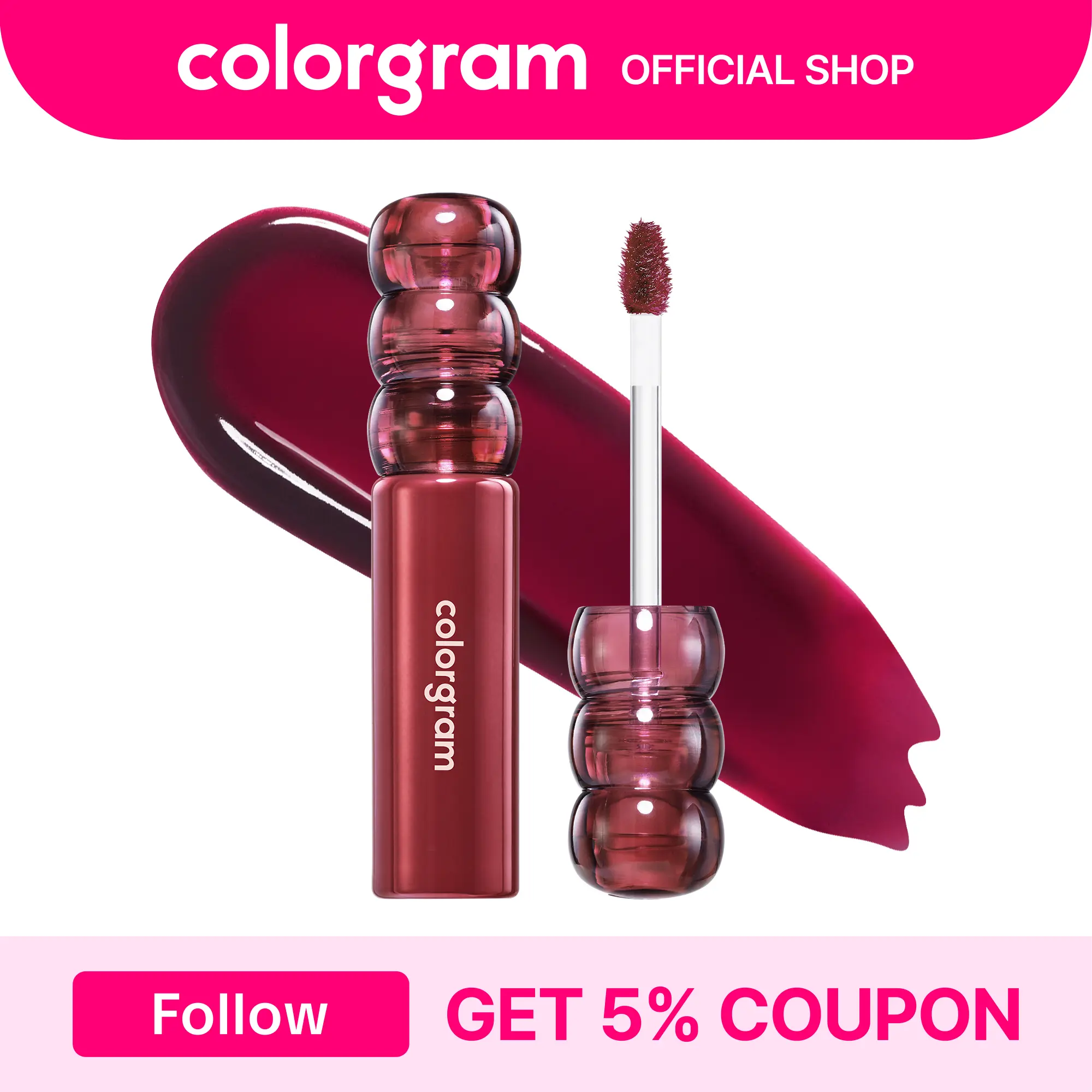 [NEW] COLORGRAM DEEP GLAZE LIP GLOSS I Korean Makeup I Ultimate Sugar-Coated Glow and Non-stickty Lightweight Finish I High-Shine Glossy I Korean Lip I Summer Make Up