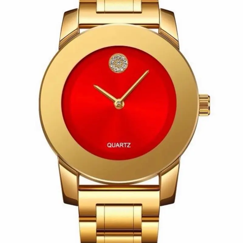 QUARTZ Minimalist Niche Watch with Stainless Steel Strap, Waterproof Design, and Quartz Movement for Men & Women