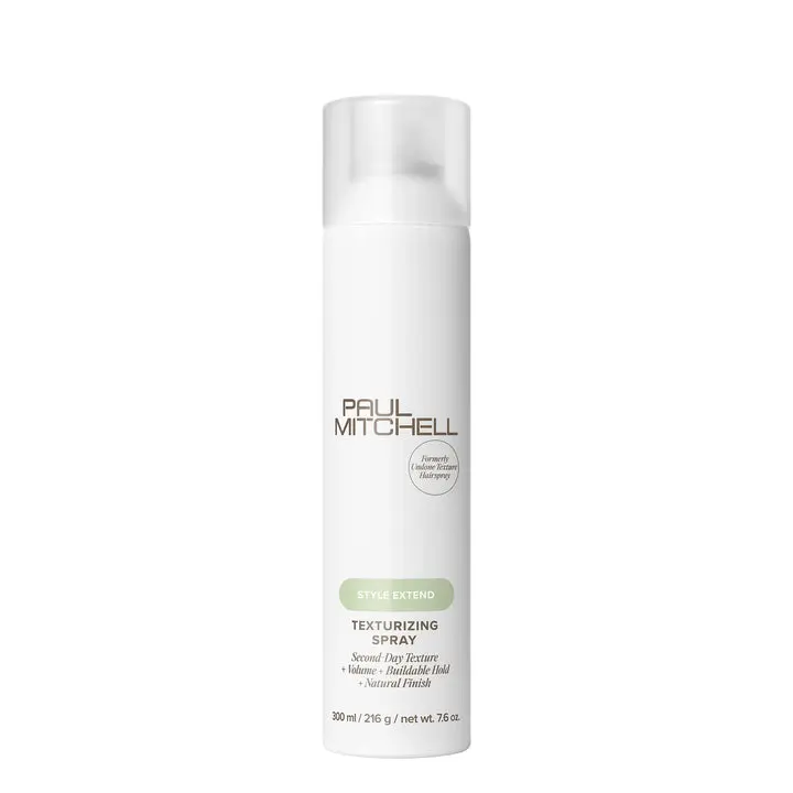 Paul Mitchell Texturizing Spray, Volumizing Hairspray for Workable, Undone Texture with a Natural Finish, Paraben Free Haircare for All Hair Types, Workable Texture, Curly