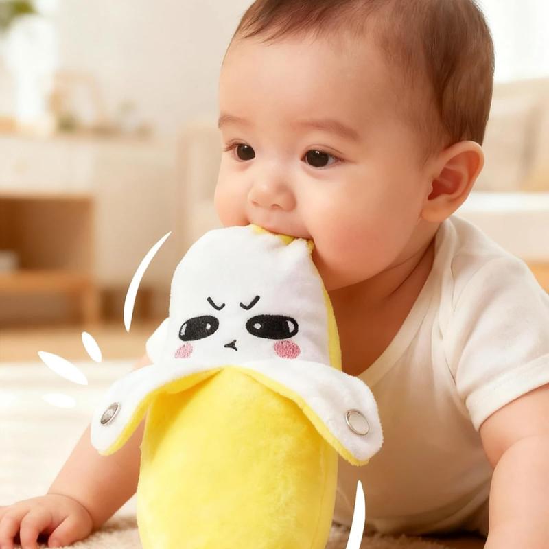 Interactive Music Plush Toy Set – Banana, Strawberry & Carrot Electric Plush Toys for Parent-Child Interaction, Valentine’s Day & Easter Party Fun Gift for Kids