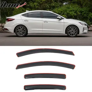 Window Visors Deflectors for Hyundai Elantra 2017-2020 4PCS In-Channel