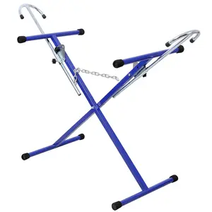 Folding Bumper Stand, Lightweight panel stand with 200 pounds capacity, Folding Bumper Storage Stand Auto Panel Repair Paint Holder Steel Organiser