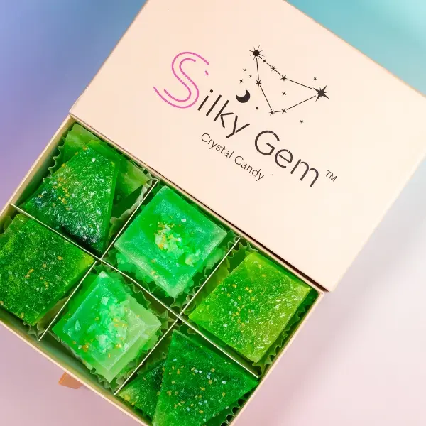 Green Apple + Pear Apatite Crystal Candy Collection