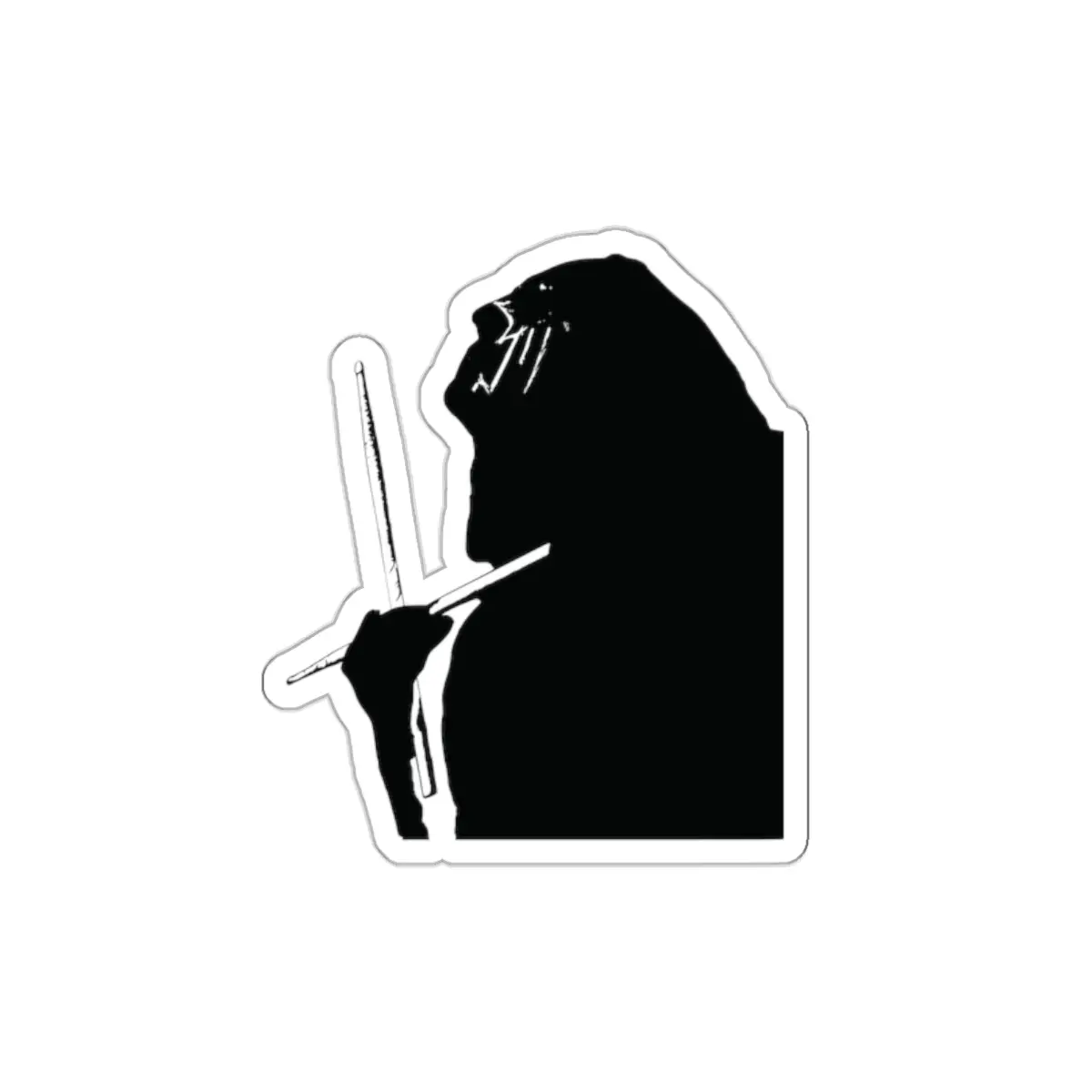 ST Masked Drummer II Die-Cut Stickers | Music Band Sticker