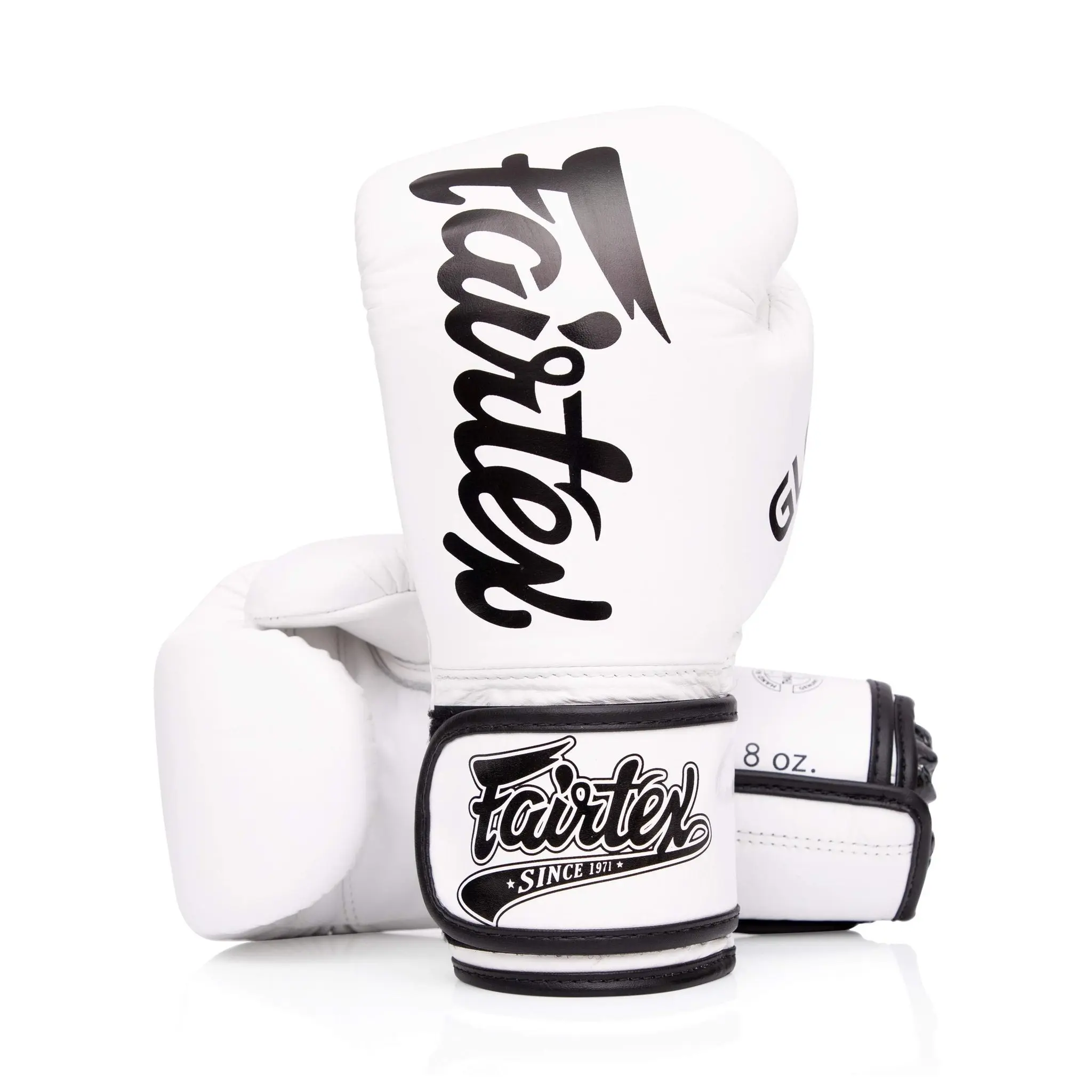 Fairtex Glory BGVG1 Kickboxing Gloves, Handmade Authentic Leather Martial Arts Style Sports Gloves with Thumb Lock Design, Multi-Size 8 oz - 16 oz, Shock Absorb, Training Glove