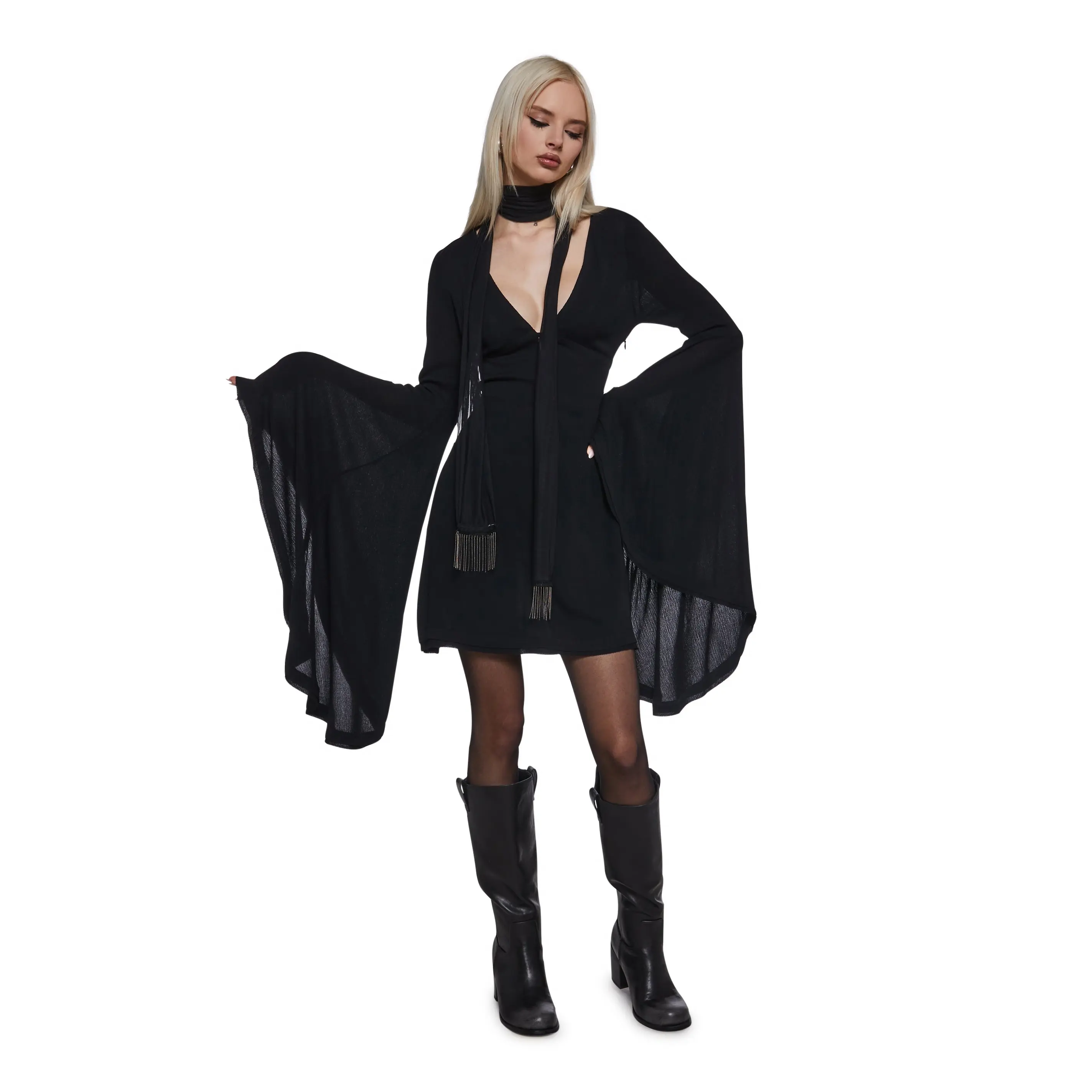 knee length dresses for ladies The Dolly Maxi Dress in Cream – Solace London main image 1