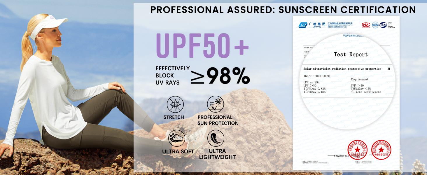 G4Free Women's UV Sun Protection Long Sleeve Scoop Neck Workout Shirt Gym Tops Activewear G4Free Women's UV Sun Protection Long Sleeve Scoop Neck Workout Shirt Gym Tops Activewear