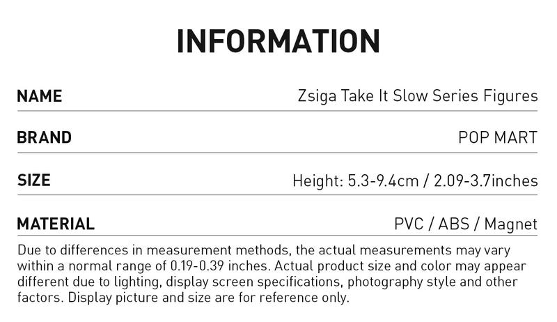POP MART Zsiga Take It Slow Series Figures