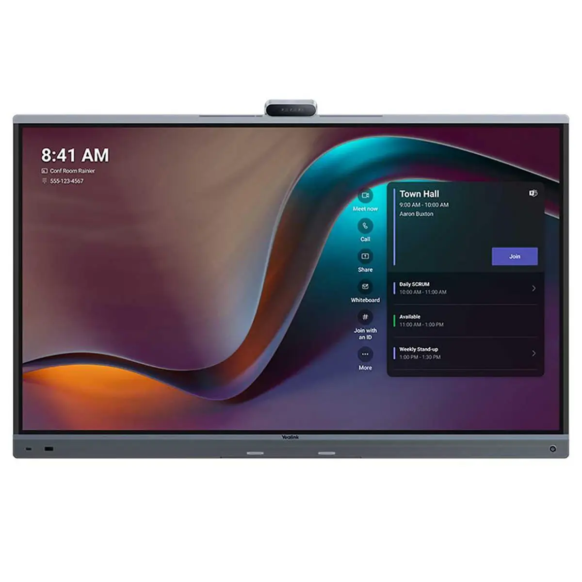 Yealink MeetingBoard Pro, 65" 4K Ultra HD All-in-1 Touchscreen LCD Display with LCD Panel for Video Conferencing (Computers & Office Equipment, Desktop & Laptop Components, Monitors)