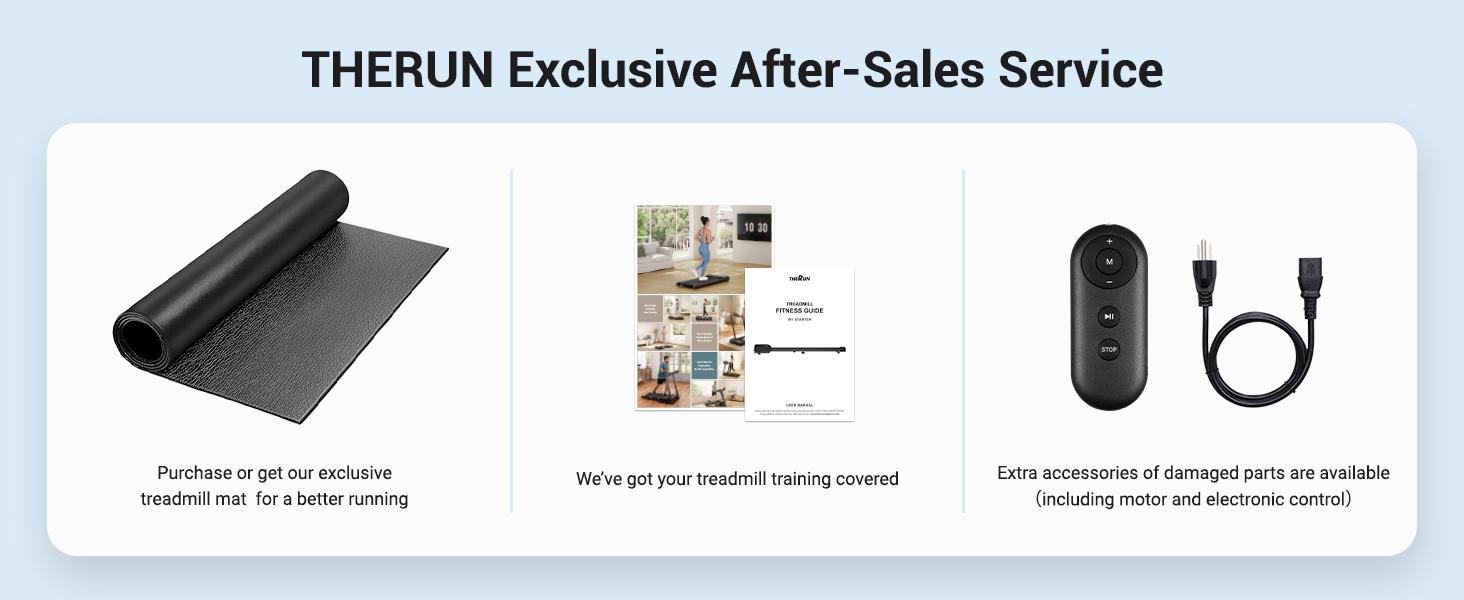 THERUN Foldable Walking Pad Treadmill, with/without Handle, Low-Noise Motor 300 lbs Load Shock Absorption LED Display & Remote Control Compact Treadmill for Home & Office Exercise