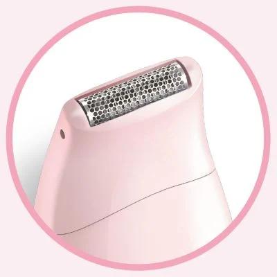 Philips Beauty Electric Body Hair Removal Women's Trimmer Kit, Bikini Trimmer, Women Razor, Rechargeable Wet & Dry use, Personal Care Appliances ,3 attachments HP6376/61