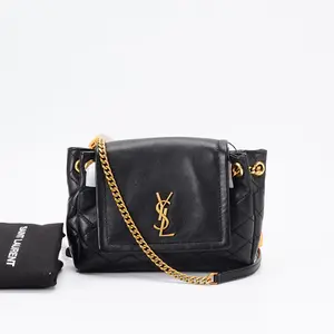 Pre-owned Yves Saint Laurent Calfskin Crossbody Bags Yve Saint Laurent Mini Nolita BGP223008