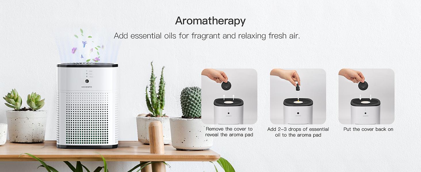 Morento Air Purifier 1800 Portable HEPA & Activated Carbon Cleaner with 3-Stage Filtration, One-Button Control, Aromatherapy Feature, Lightweight Design#TikTokShopBlackFriday Morento Air Purifier 1800 Portable HEPA & Activated Carbon Cleaner with 3-Stage Filtration, One-Button Control, Aromatherapy Feature, Lightweight Design#TikTokShopBlackFriday