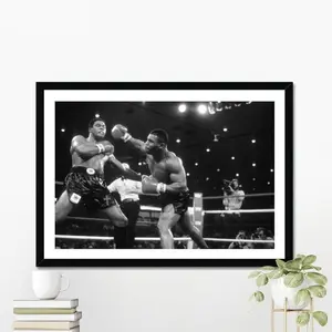 Muhammad Ali Underwater Training Poster - Iconic Surreal Boxing Art - Vintage Sports Innovation Print - Unframed Aesthetic Wall Decor