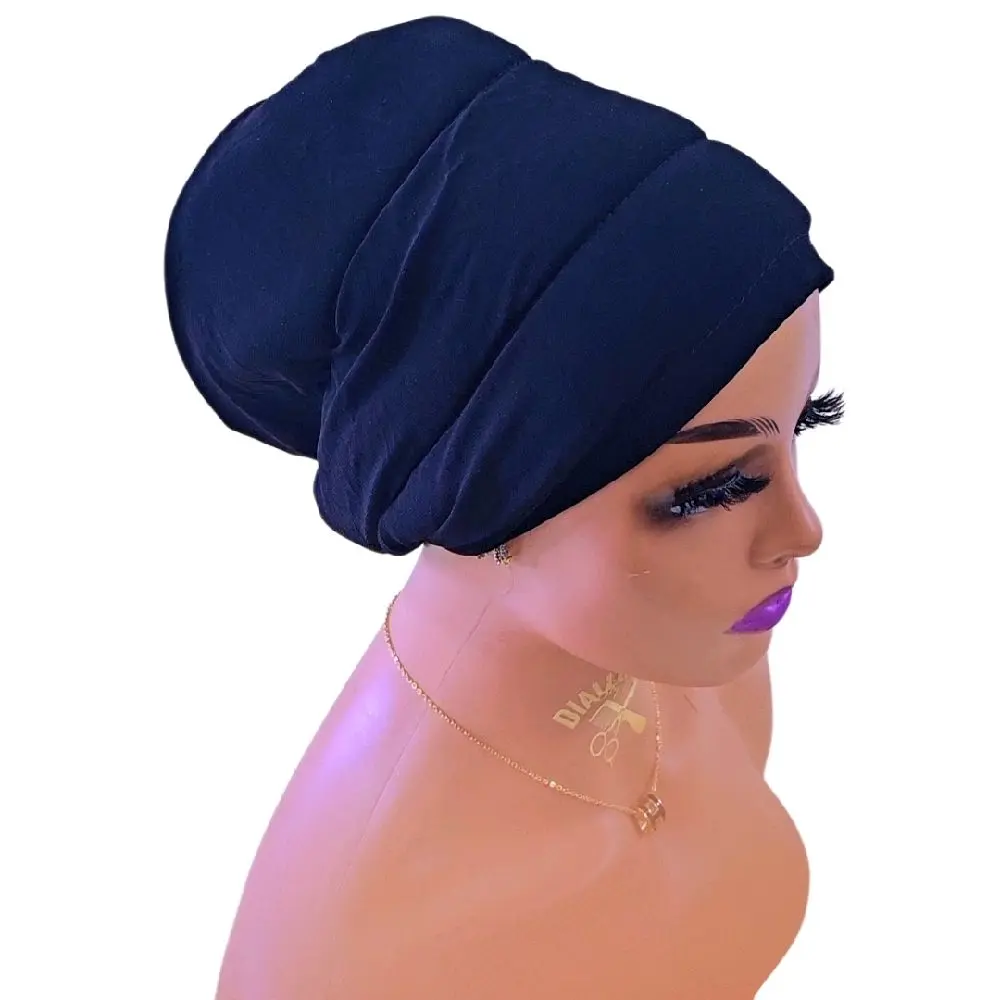 Turbans Volumizer Lightweight Under Scarf Bonnet Black Turban Lifter Underneath for Enhanced Volume
