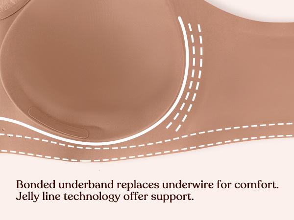 HSIA Roxy Airy Mesh Crossover Comfortable Breathable Jelly Seamless Padded Lightly Lined Wireless Bra Womenswear Everyday  Soft Smooth SpringStatements