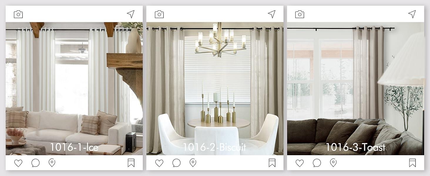 TWOPAGES Ron Linen Cotton Herringbone Fabric Sample Booklet for Room, Living Room, and Bedroom Curtains