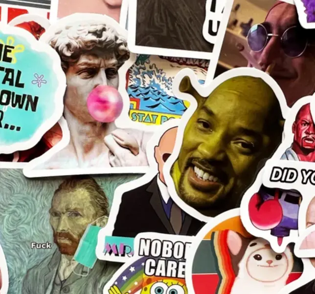 100pcs Meme Stickers, Internet Sensations Stickers
