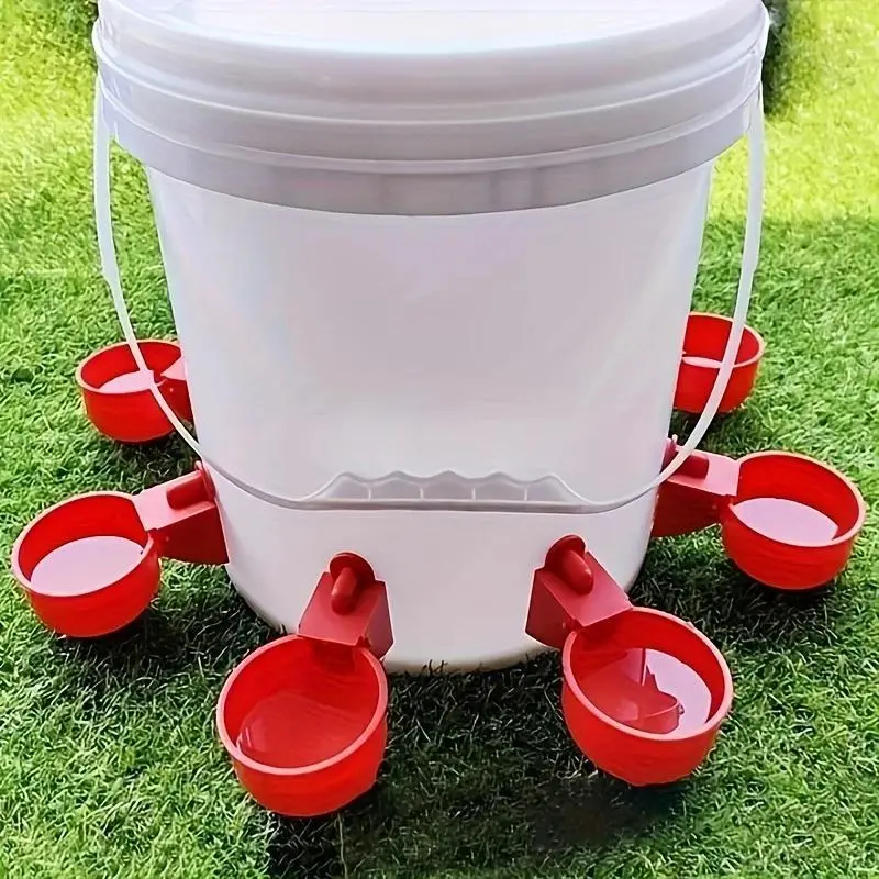 Automatic Chicken Water Dispenser, 12pcs/Set Durable Self-Stop Drinker, Easy to Install for Chicken Farms, Suitable for Poultry, Ducks & Birds, Watering Tool