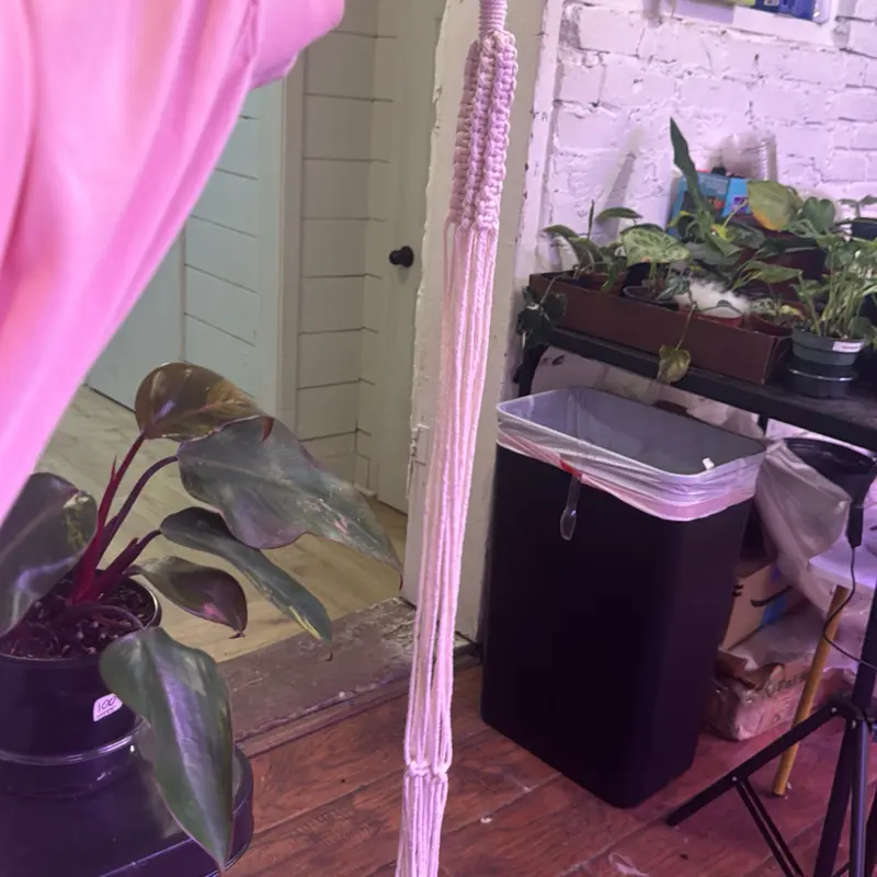 Macrame small off white