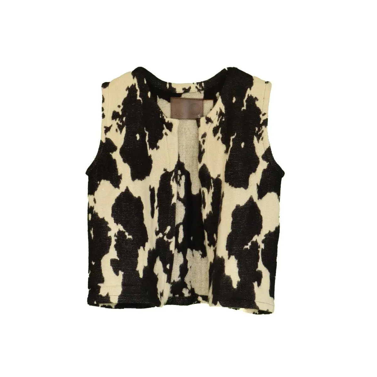 Rodeo Cow Print Vest