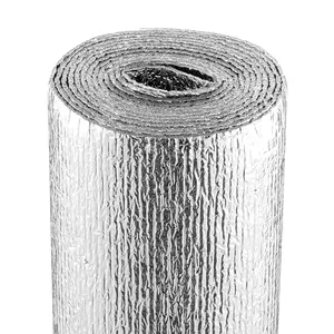 VEVOR Double Reflective Insulation Roll,  Foam Core Radiant Barrier, 3.2 mm 48 in x 10 ft, Double-Sided Aluminum Foil EPE Foam Heat Reflective Shield, Thermal Insulation Roll for Window RV Roof