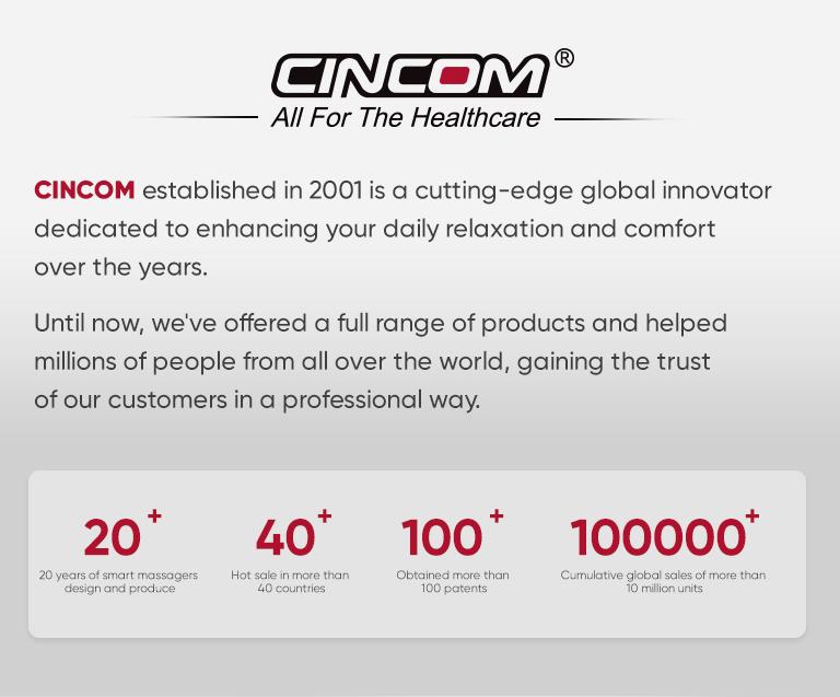 [Handheld Model] CINCOM New Handheld Hand massager,Five-finger Design,Portable and Cordless,Intuitive Touchscreen,Best Gifts for Loved Ones