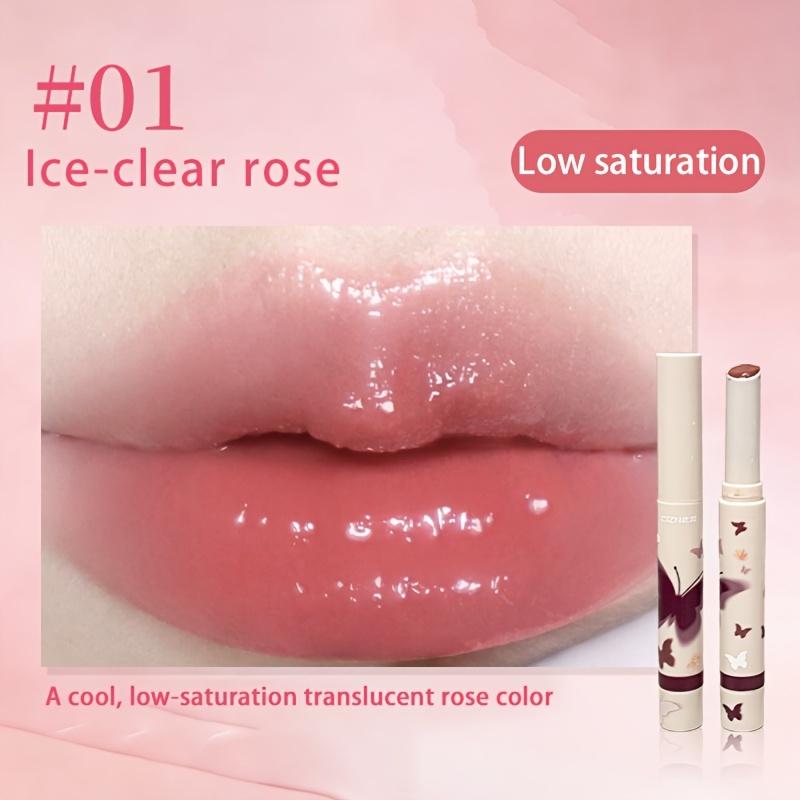 6pcs Solid Glossy Tinted Lip Balm Stick - Hydrating Moisturizing Formula with Shiny Film Finish, Transfer-Resistant Long-Lasting Color, 2-in1 Lip Care & Gloss, Multiple Shades for All Seasons, Perfect Valentine’s Day Gift for Her！