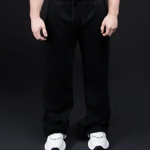 EKKO Blank Terry Fleece Straight Leg Sweatpants