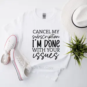 Cancel My Subscription Screen Print Transfer (3 Pack)