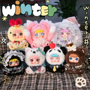 KeBiDou Cute Little Rice Jar - 500%,Bunny Plush Dolls,Soft Furry Collectibles,Backpack or clothing decoration,Stuffed Animal PAP Toys