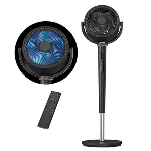 MANASTIN circulator Fan for Bedroom, 20dB Oscillating Standing Fan with 12H Timer, 16 Speeds,4 Modes, 120° Oscillating,with Remote Control