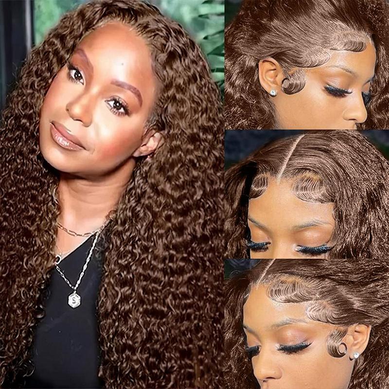 Bling Hair 30 32 Inch Brazilian Chocolate Brown Colored 13x4 Lace Front Wigs Straight Hair Wig Hd Transparent 13x6 Lace Frontal Wigs Preplucked For Wome