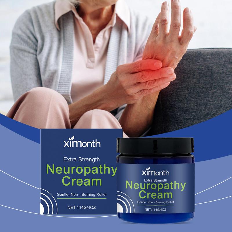 【Buy 1 Get 3 Free】Neuropathy Cream - Soothing Cream for Feet, Legs, Hands, Etc ,Non-Greasy, Gentle, Non-Burning with Cooling Effect